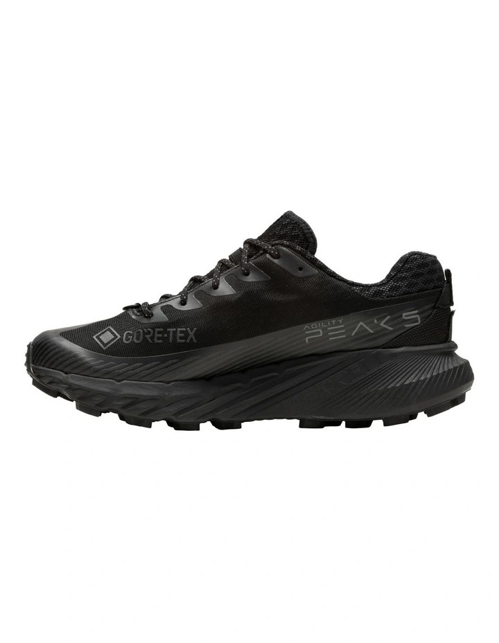 Agility Peak 5 GTX Sneaker in Black/Black