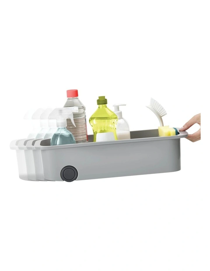 Cupboard Store Easy Access Storage Caddy in Grey
