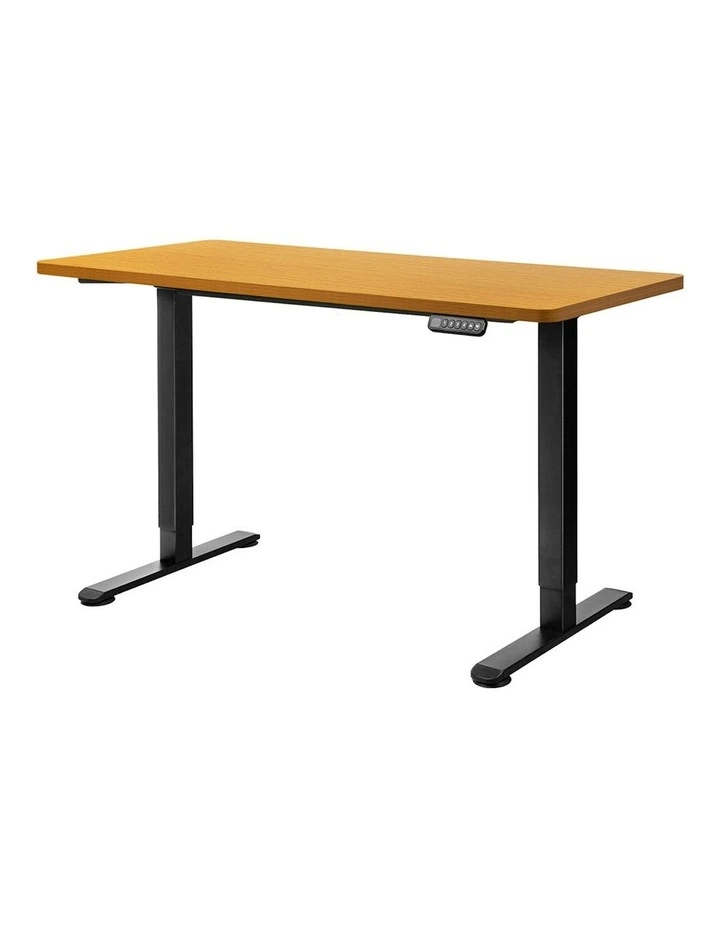 Electric Dual Motor Height Adjustable Motorised Standing Desk 120cm in Natural