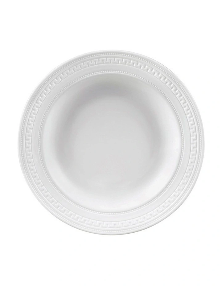 Intaglio Rim 23cm Soup Plate White