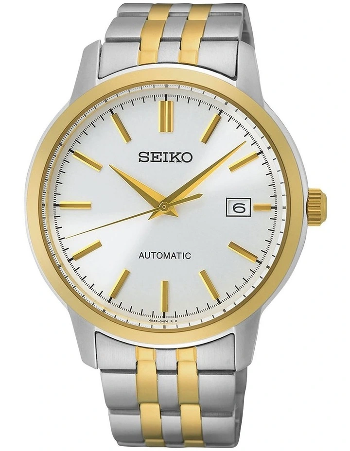 Dress Two Tone Automatic SRPH92K Watch In Silver/Gold