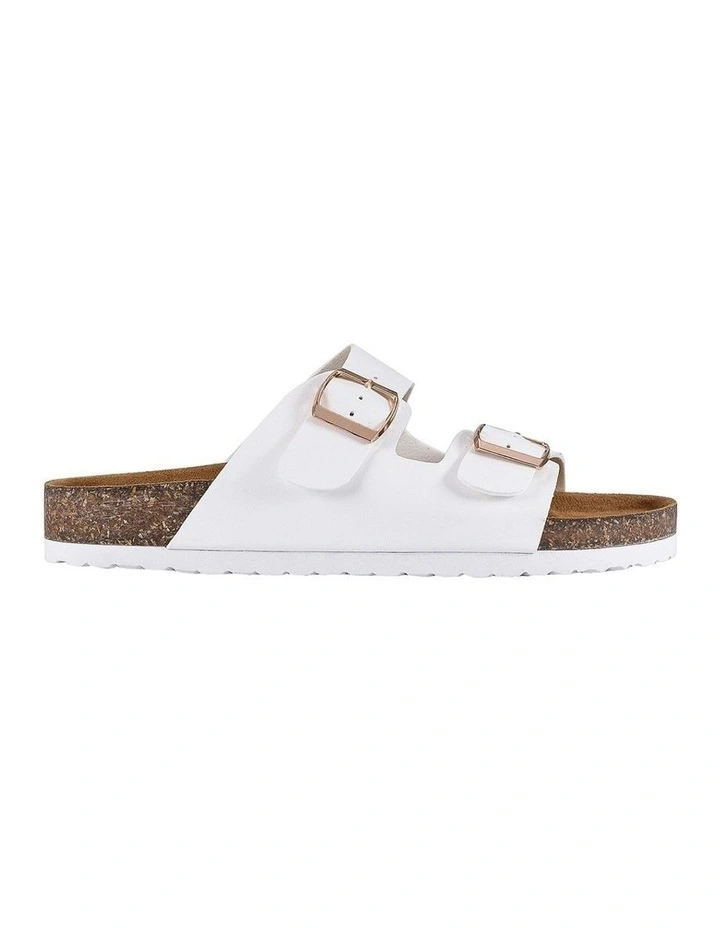 Xylo Slides in White Smooth