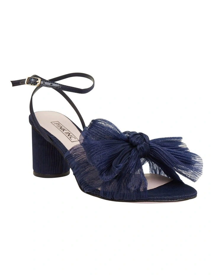Secret Navy Fabric Sandals