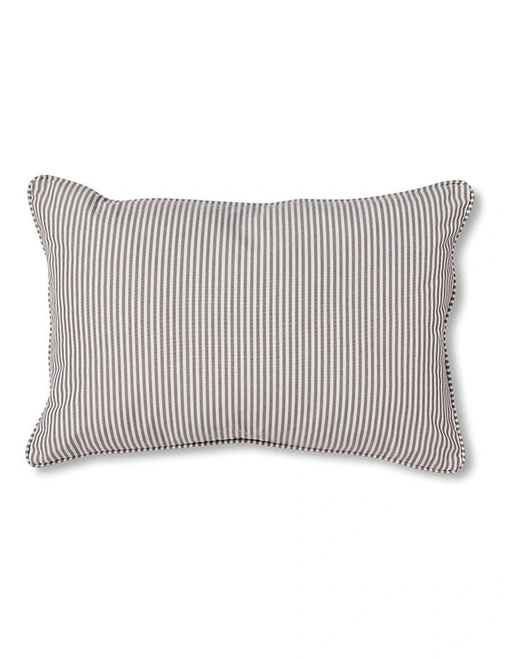 Morris Stripe Cushion 40x60cm in Grey