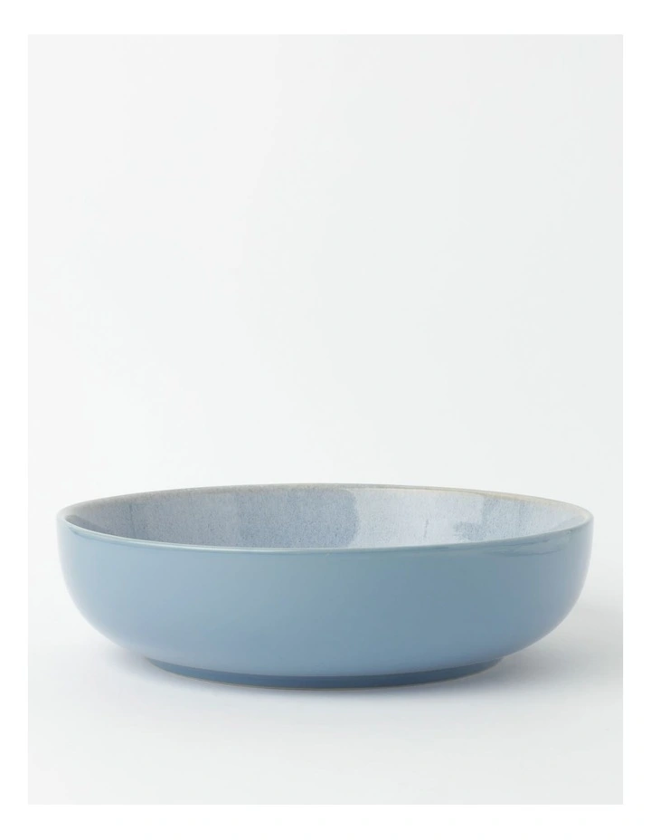 Esperance Shallow Bowl in Pale Blue