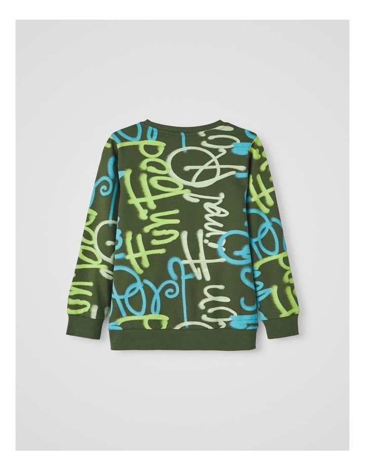 Kandas Sweatshirt in Rifle Green
