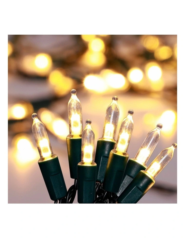 2 Cable Colour Options 300 Mini LED Connectable Traditional String Lights