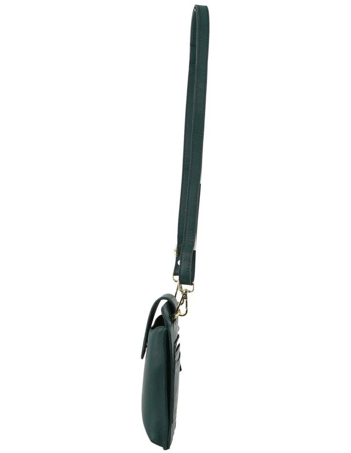 Leather Phone Bag in Zirkon