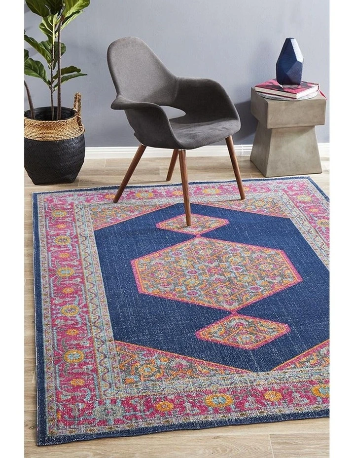 Eternal Whisper Blink Rug In Navy