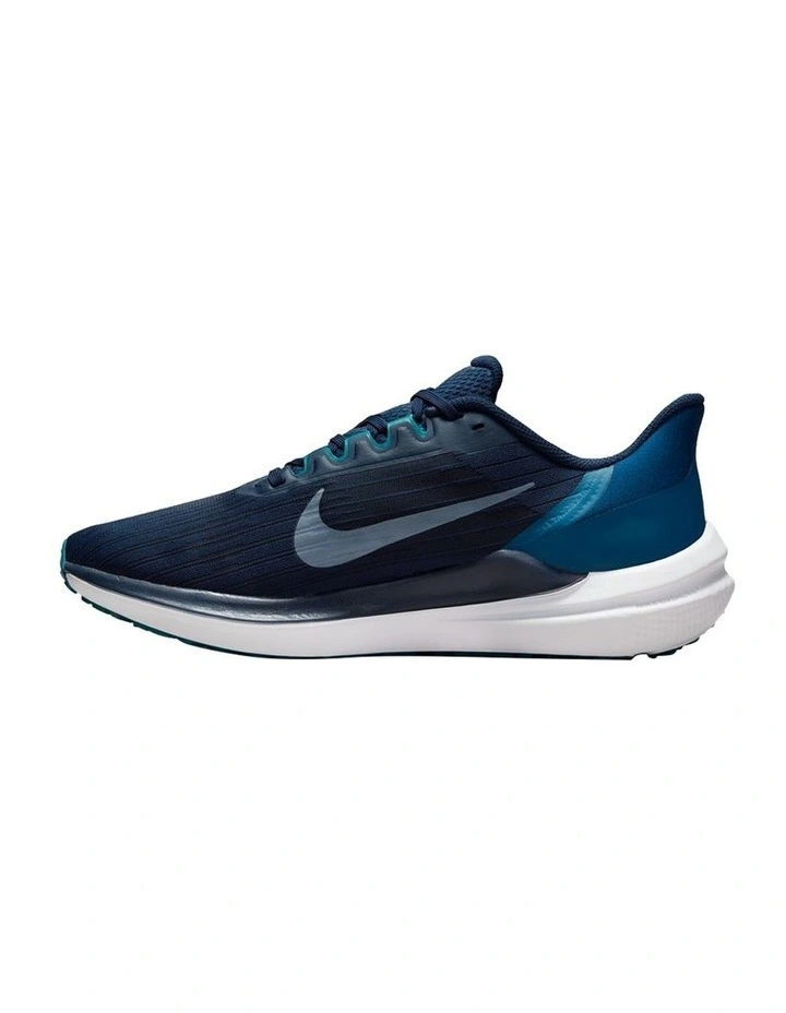 Air Winflo 9 Sport Shoes In Dark Navy