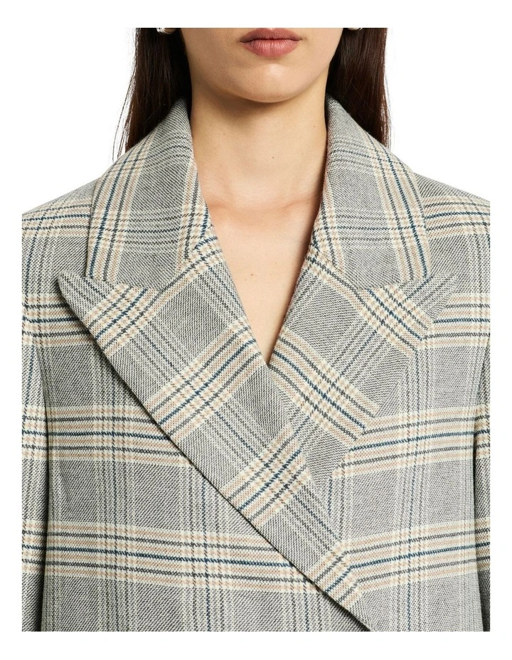 The Visionary Coat in Checkered