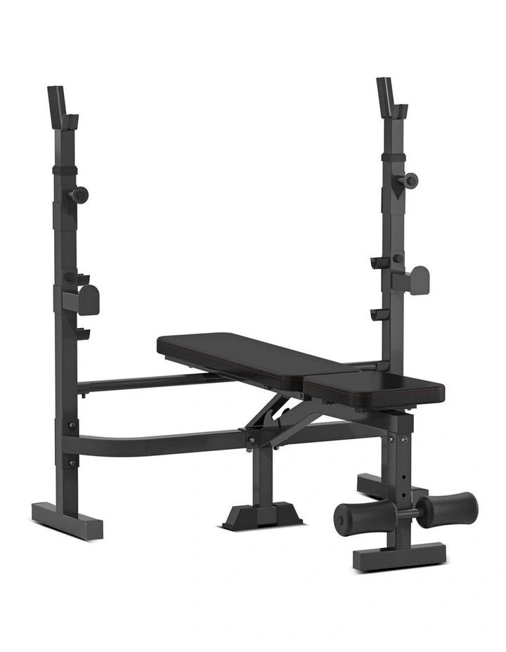 Adjustable Press & Squat Bench in Black