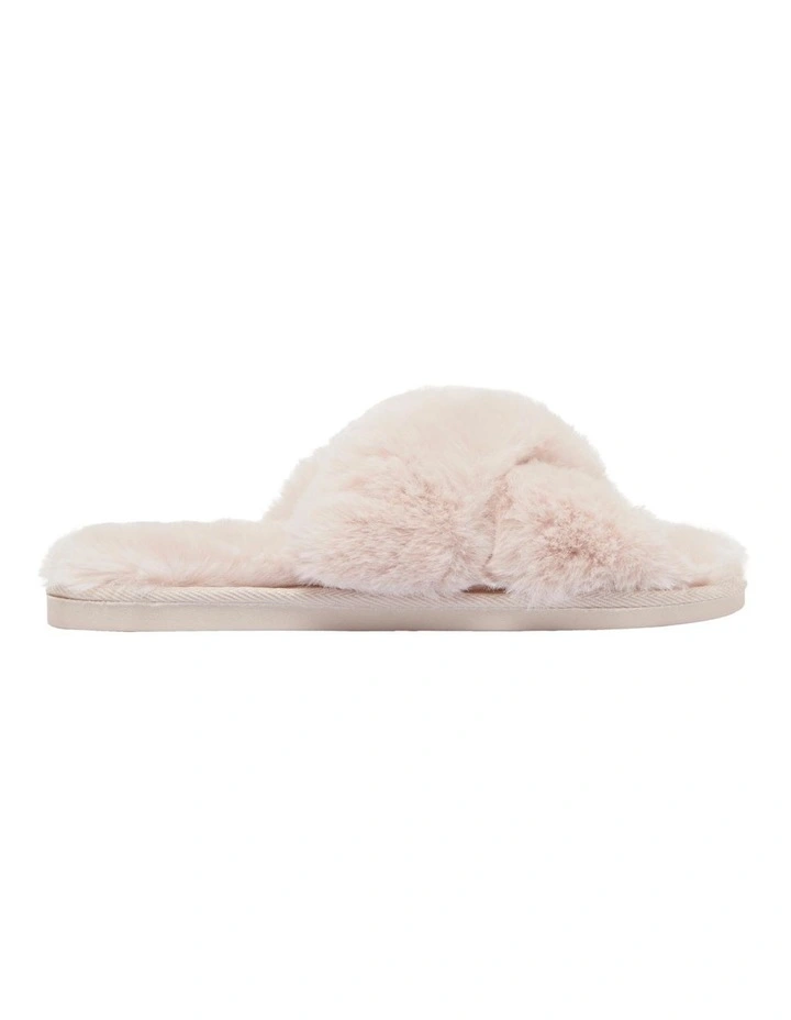 Band Slippers in Cream