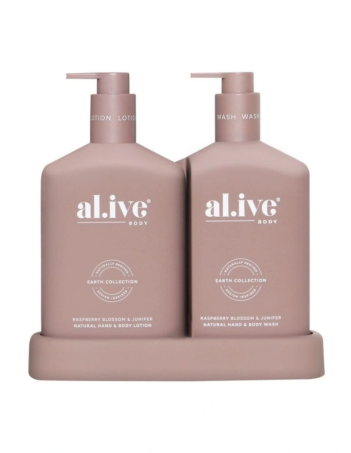 Raspberry Blossom & Juniper Hand & Body Duo Set