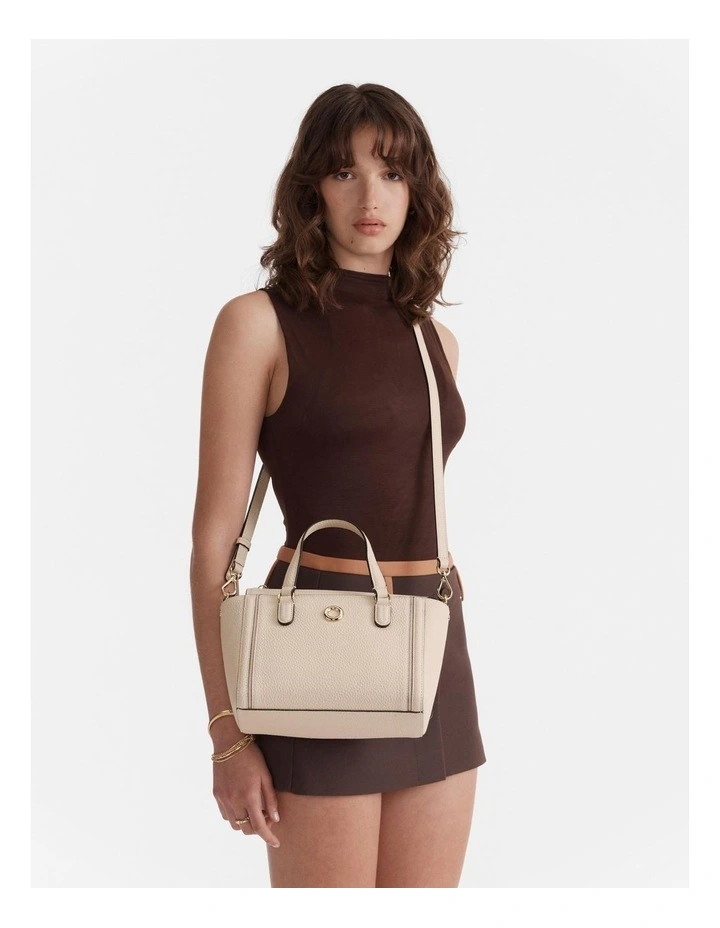 Orbit Mini Tote Bag in Pearl