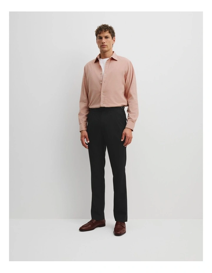 Regular Fit Corduroy Shirt in Soft Pink