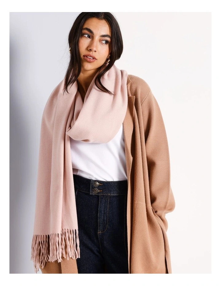 Pashminetta Winter Scarf in Blush