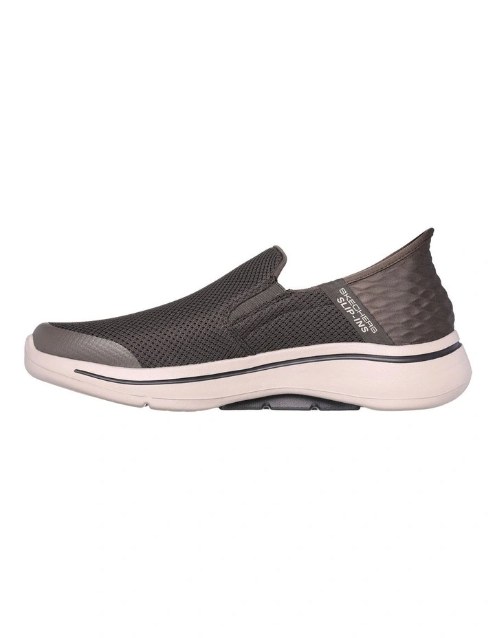 Go Walk Arch Fit Hands Free Slip-ins in Taupe