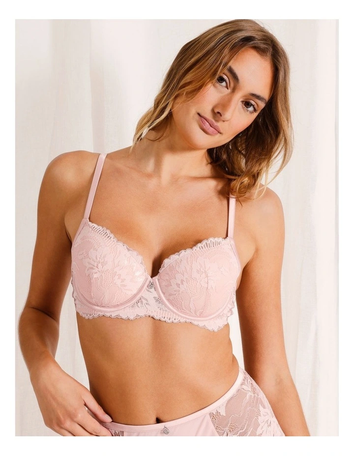 Harlow Luxe T-shirt Bra in Pale Pink