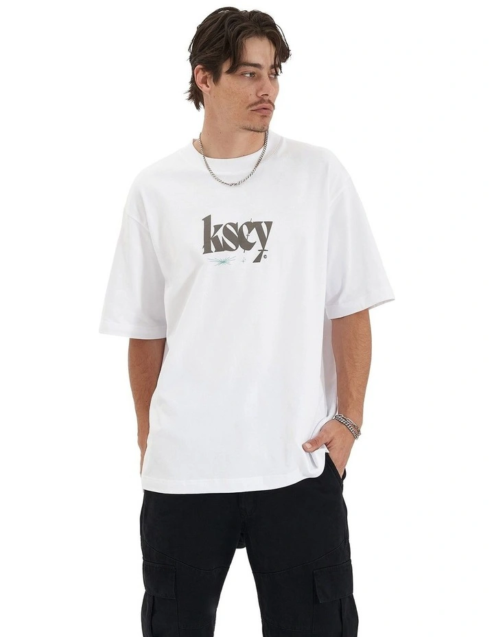 Stellaris Heavy Oversized Tee in White