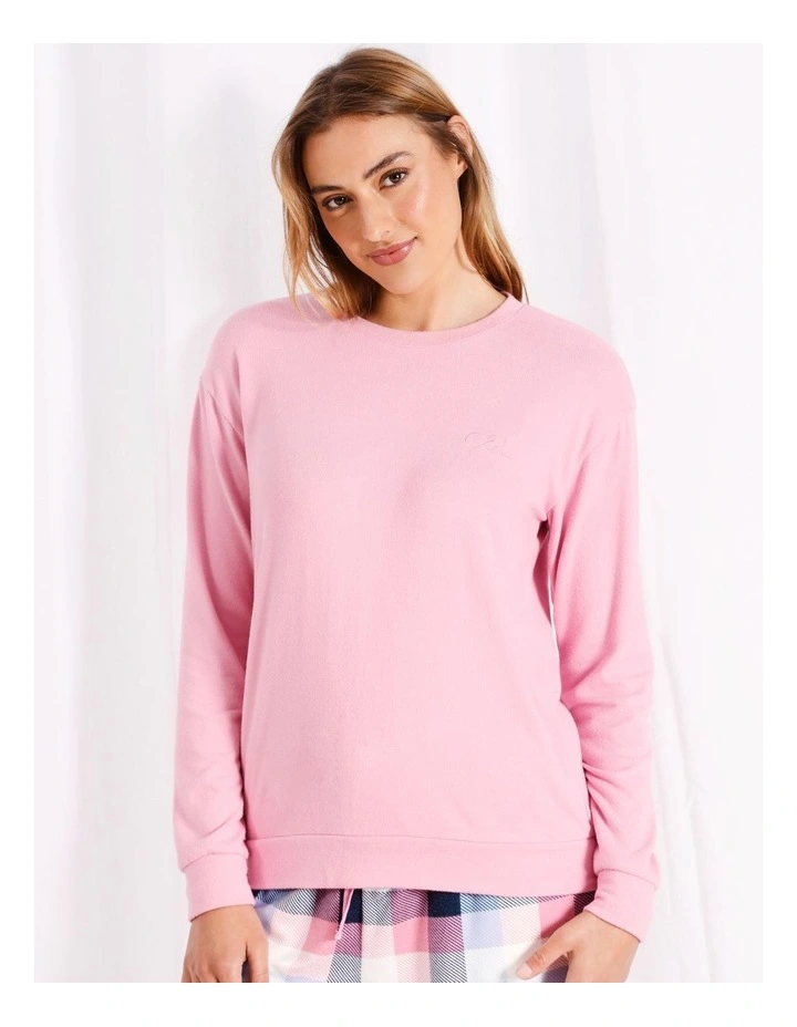 Supersoft Long Sleeve Top in Pink