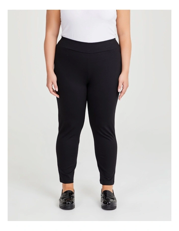 Petite Ponte Everyday Pant in Black