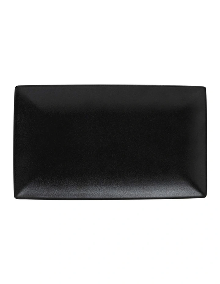 Caviar Rectangle Platter 34.5x19.5cm in Black