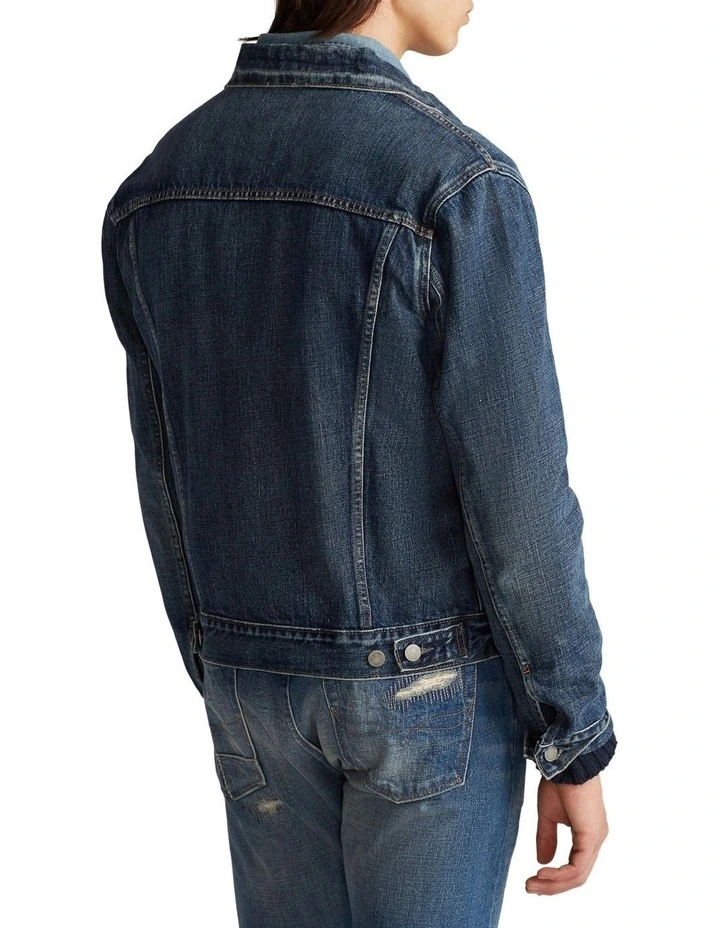 Faded Denim Trucker Jacket