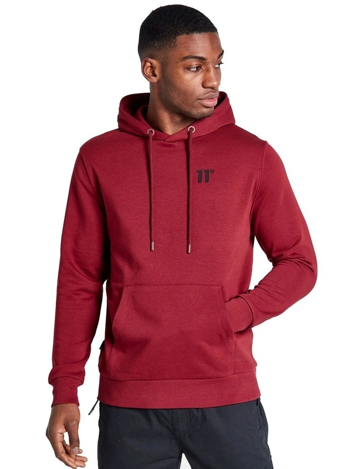 Core Pullover Hoodie in Pomegranate