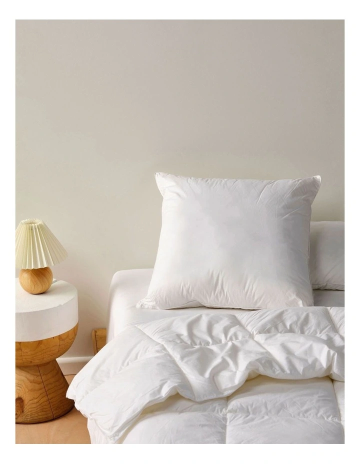 All Seasons European Pillow in White