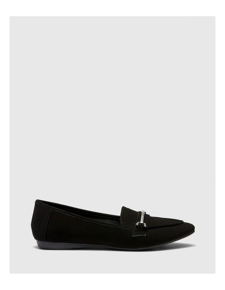 Casino Ballet Flats in Black