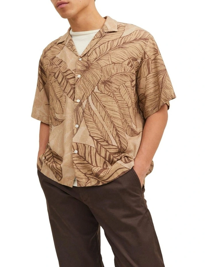 Rex Resort Shirt in Beige