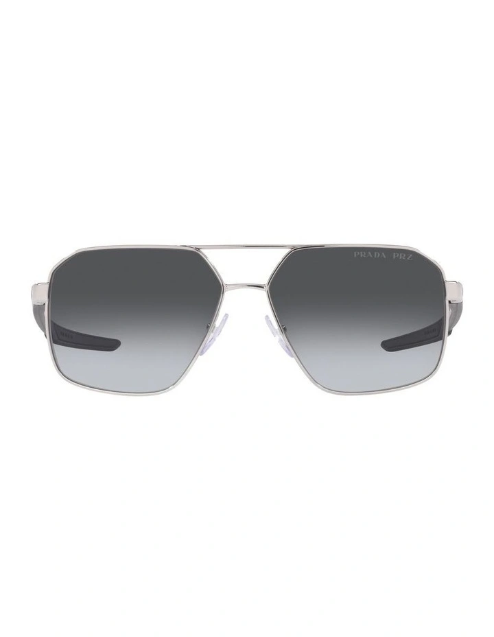 PS 55WS Silver Polarised Sunglasses