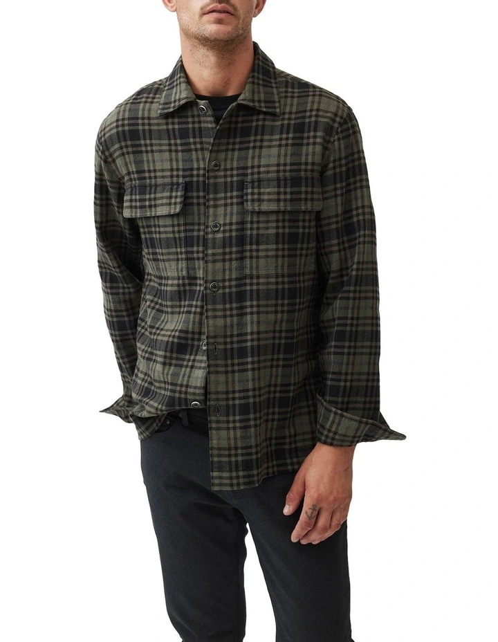 Northcross Long Sleeve Shirt in Deep Forest