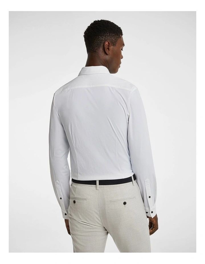 Charge Stretch Slim Shirt in White