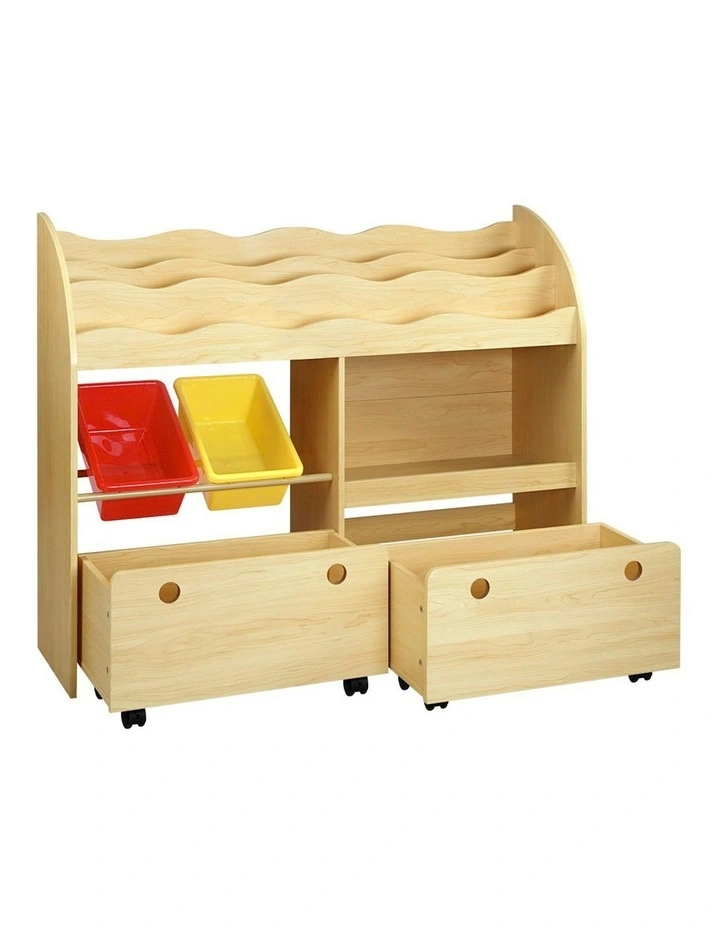 Bookshelf Storage Box in Natural