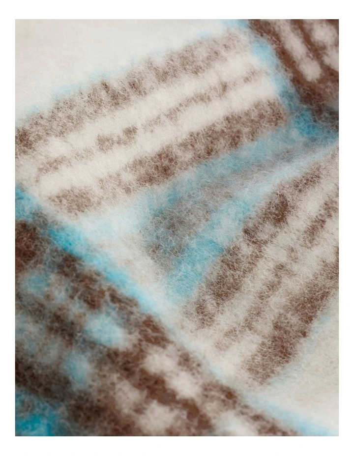 Check Scarf in Hot Chocolate/Multi