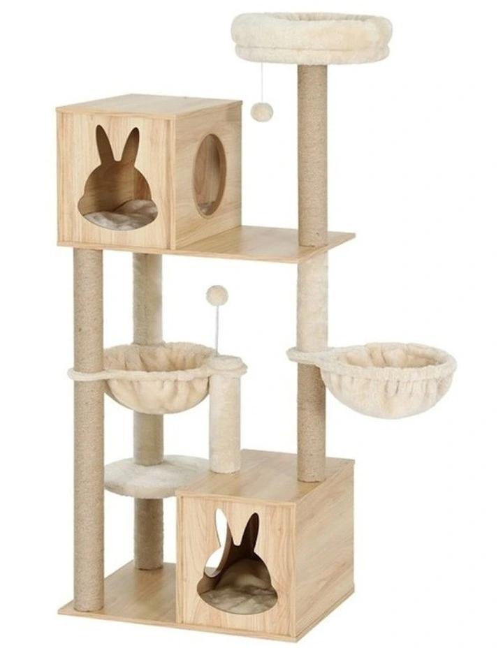 Cat Tree 141cm in Beige