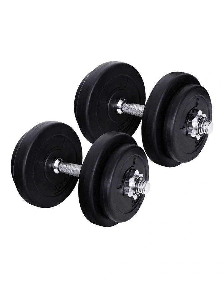 20KG Dumbbells in Black