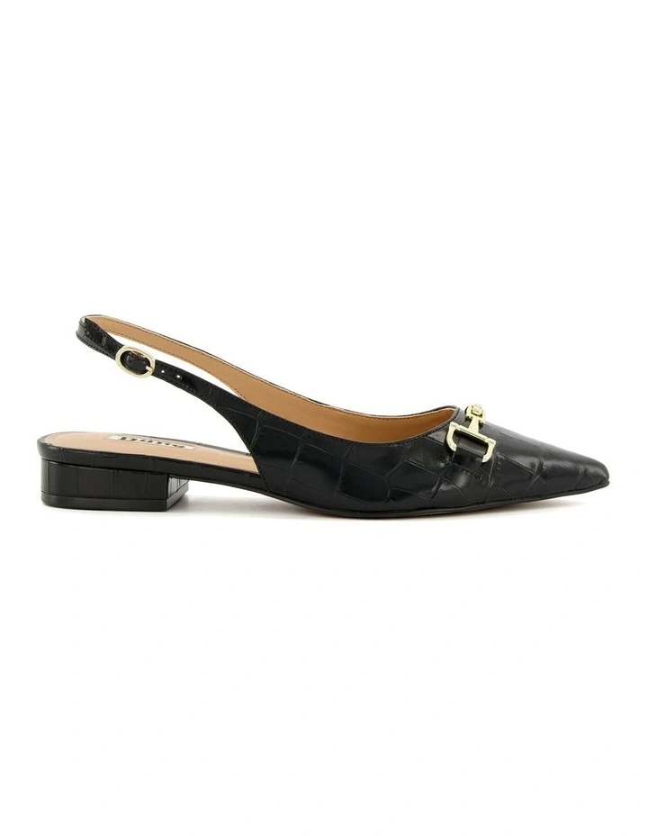 Hopeful Slingback Flat in Black