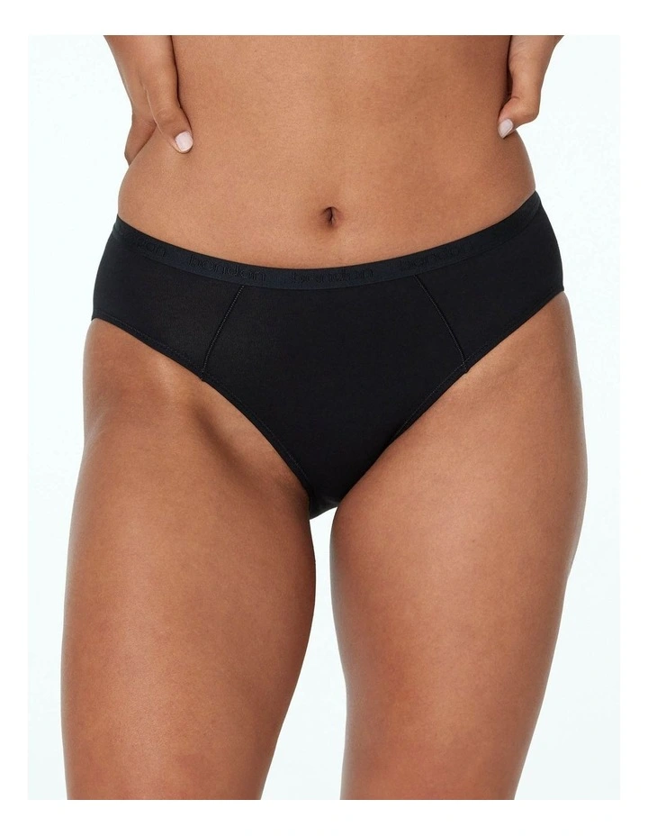 Body Cotton Bikini in Black