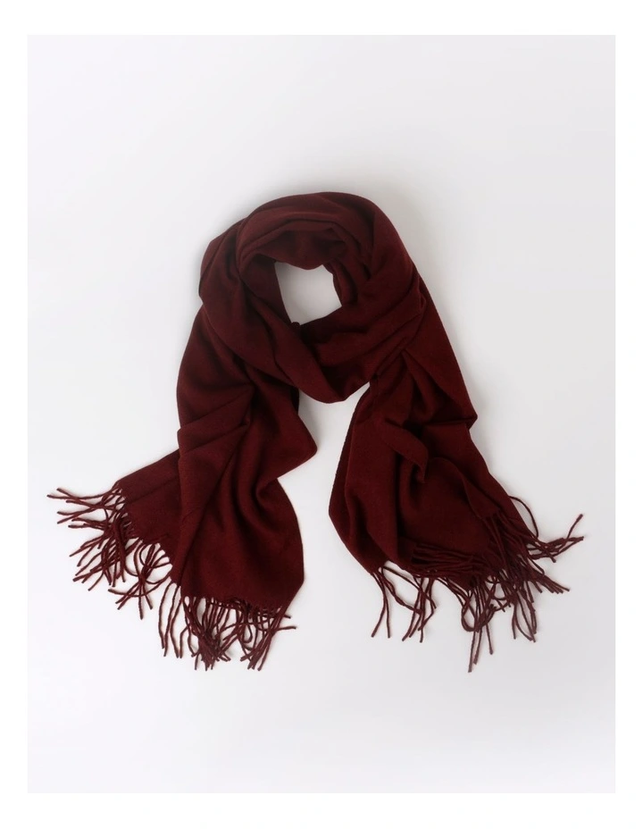 Pashminetta Winter Scarf in Red