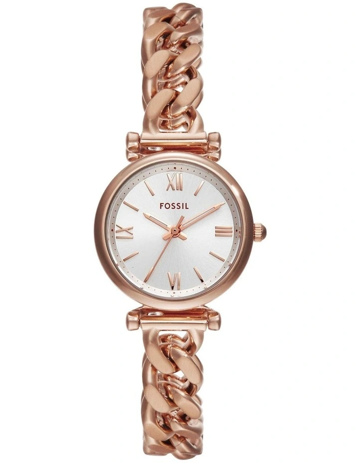 Carlie Analogue Watch in Rose