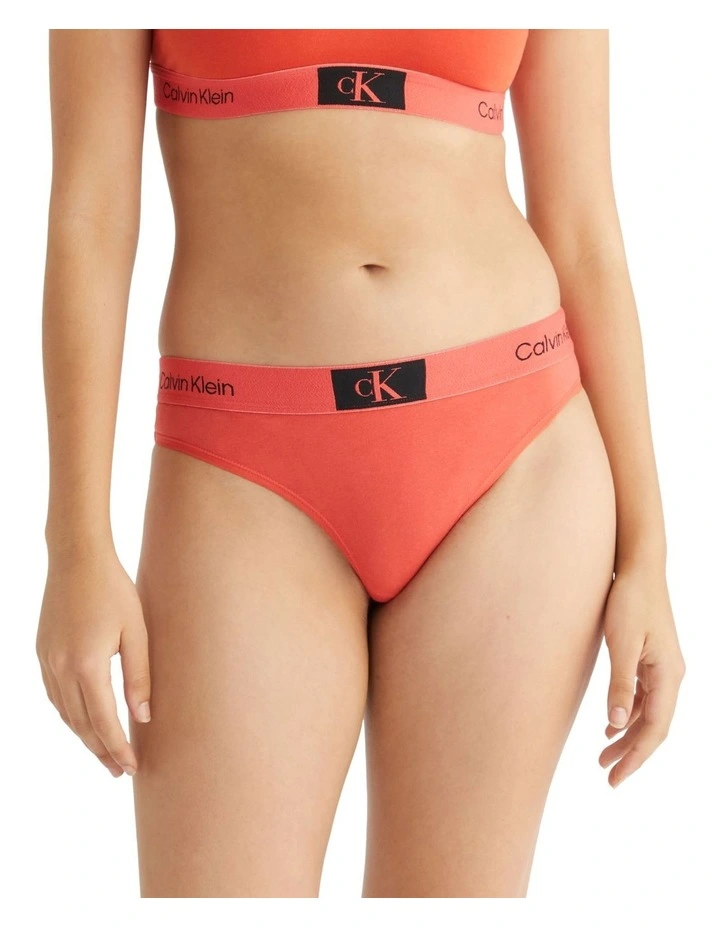 1996 Cotton Modern Thong in Red