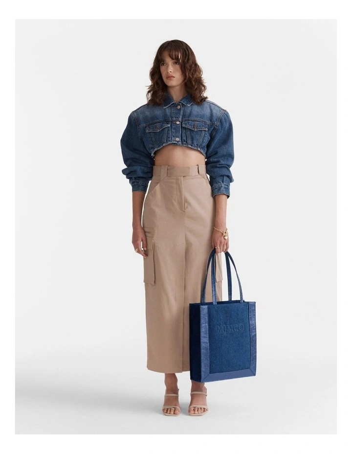 Explore Tote Bag in Denim