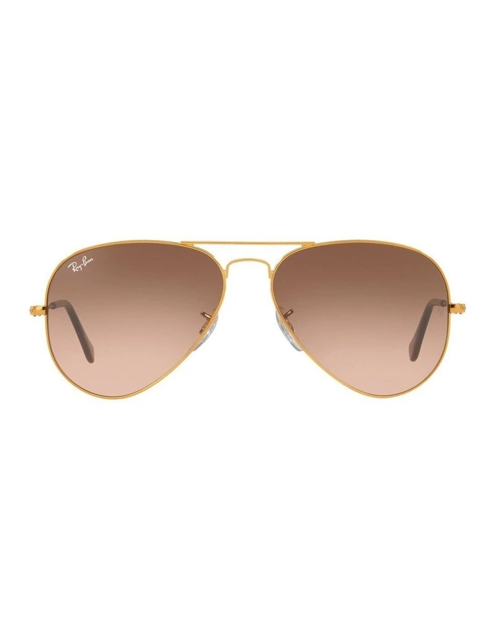 Aviator Gradient Copper RB3025 Sunglasses
