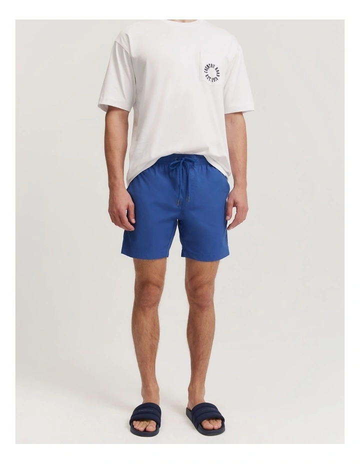 Deck Short in Marine Blue