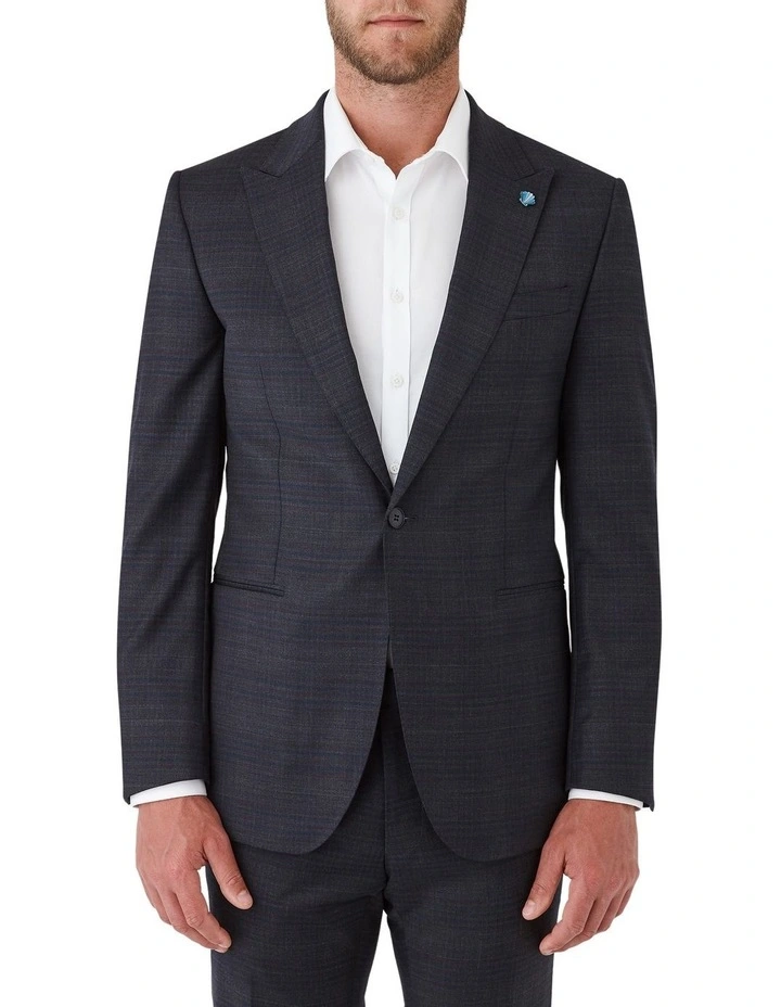 Ionic Slim Fit Jacket in Charcoal