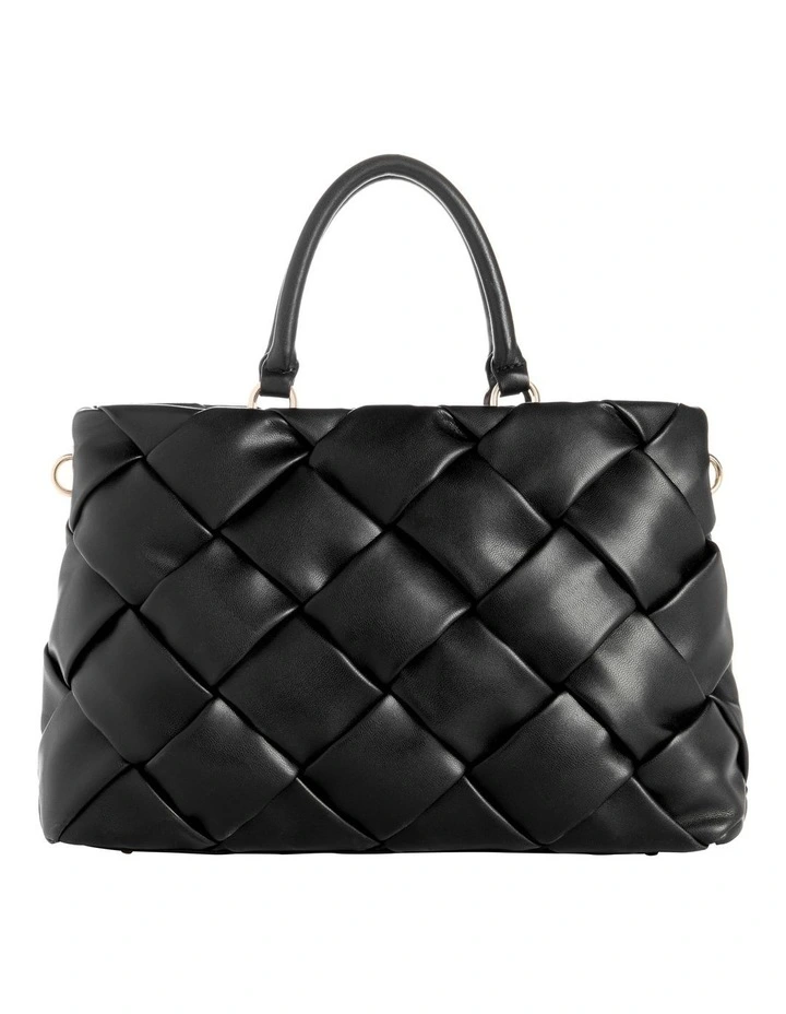 Zaina Girlfriend Satchel Bag in Black