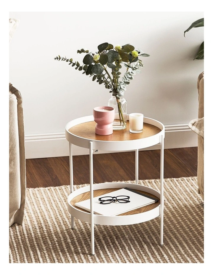 Jax Side Table 50x45cm in White